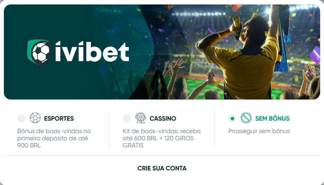 imagem página cadastro bonus IVIBET