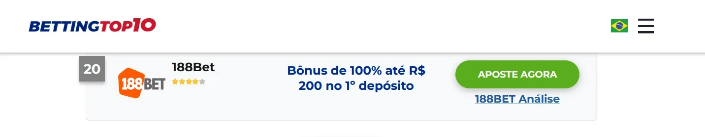 Casa de Apostas que aceita Banco Safra