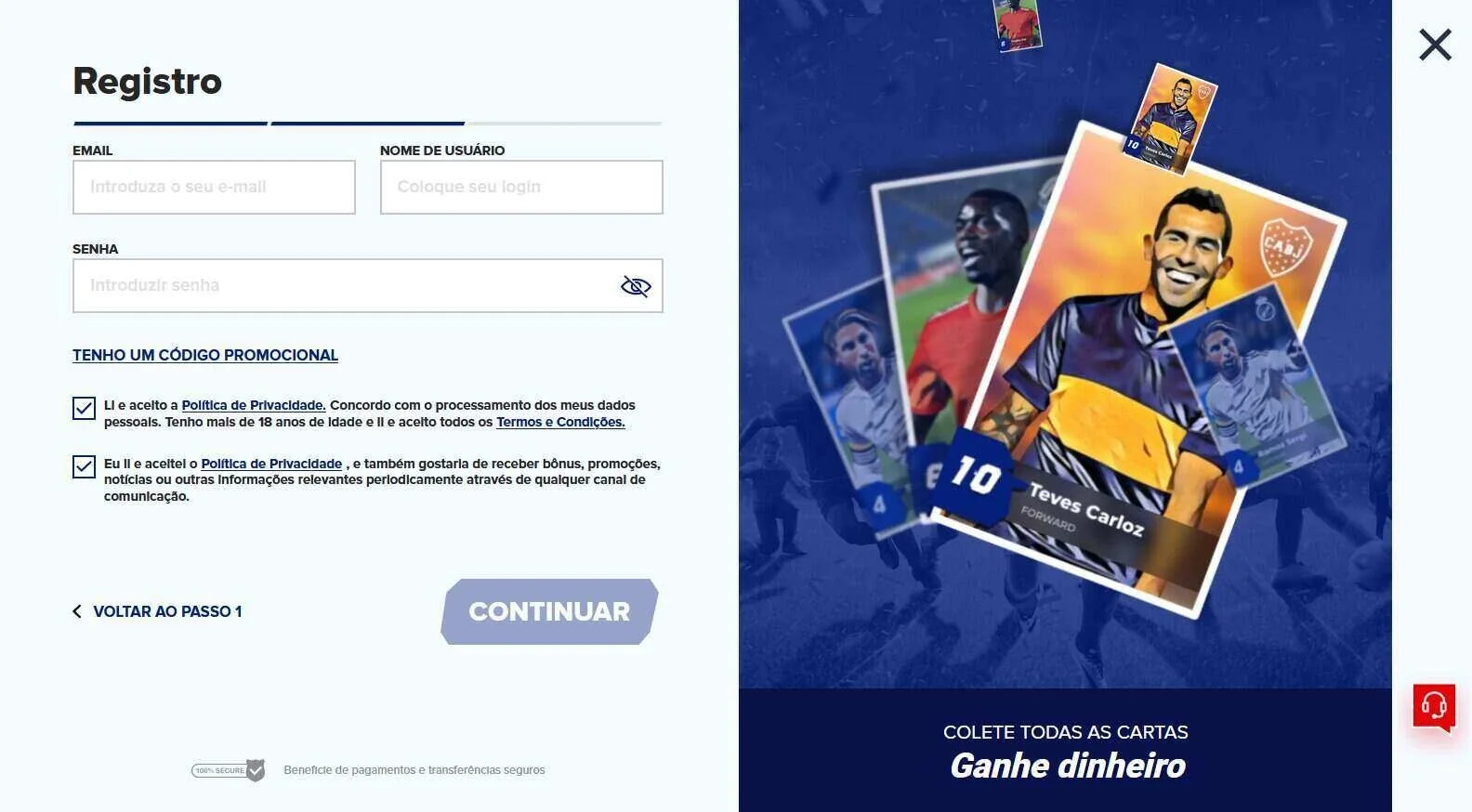 Imagem codigo promocional Sportaza