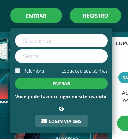 Imagem faça login na casa que aceita Santander