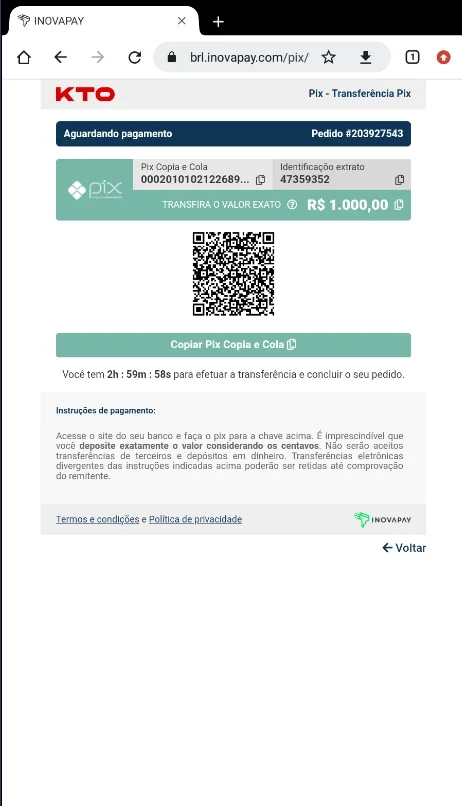 como depositar 3