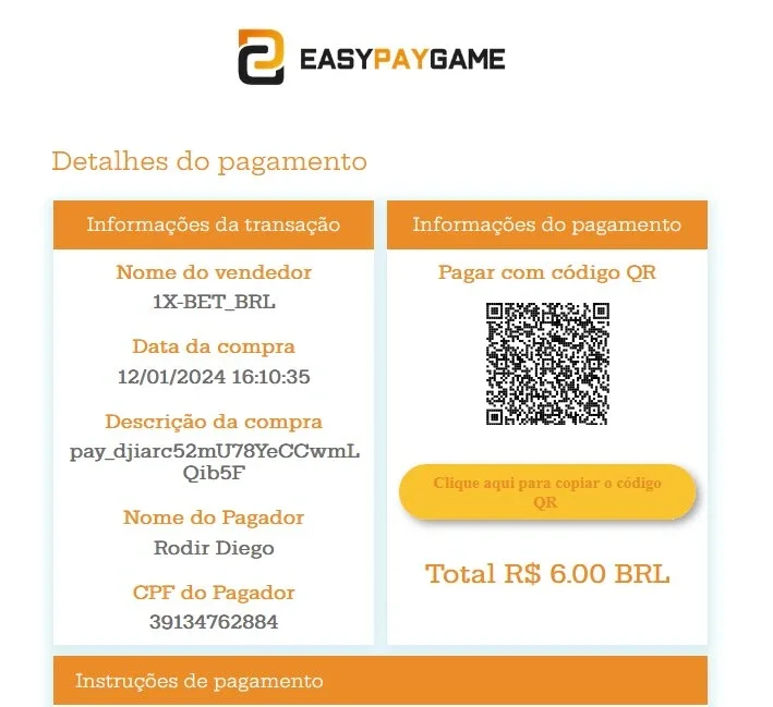 imagem conclusao deposito 1xbet