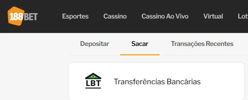 Escolha o saque banco safra ou transferencia bancária